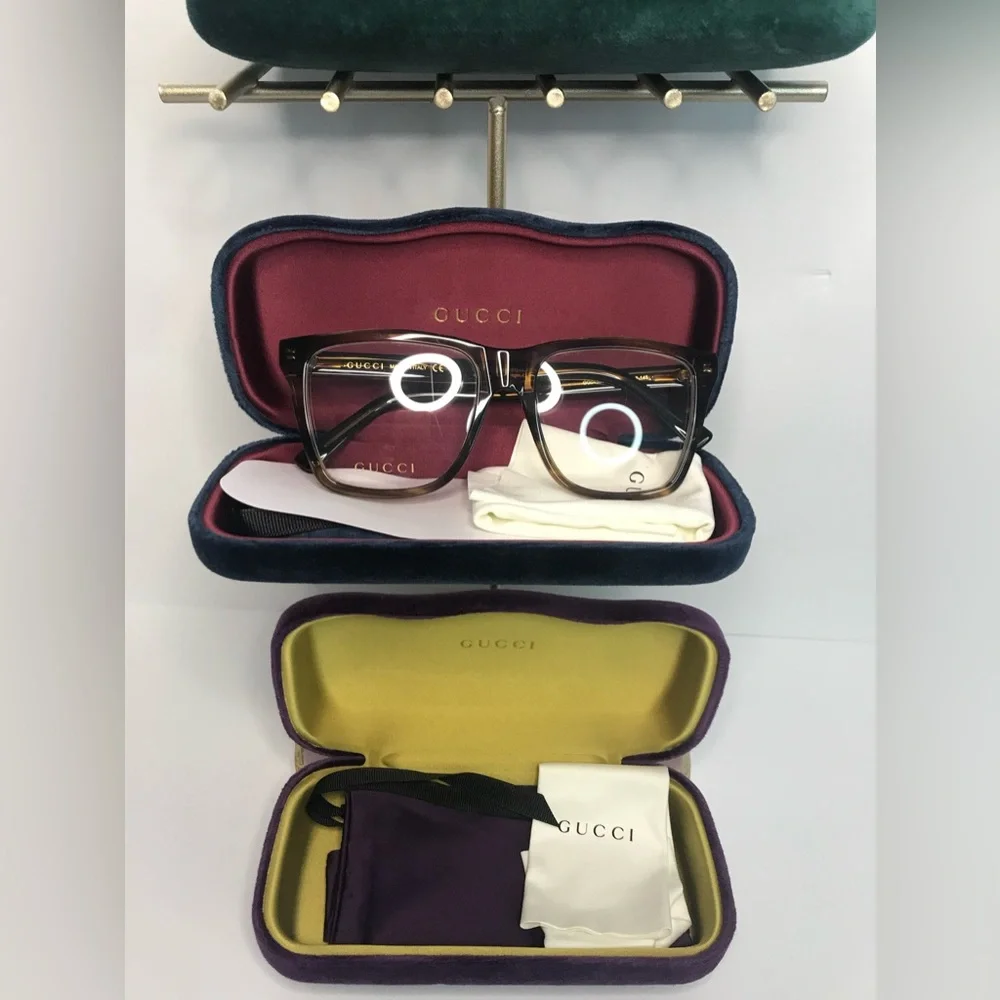 💯 - New Authentic GUCCI GG0452O 004 Oversized Eyeglasses